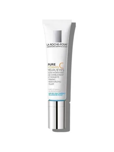 La Roche Posay Pure Vitamin C Augen 15 ml - Augencreme mit antioxidativer Wirkung, für strahlende und erfrischte Augenpartie