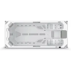 Amazonas Grand Prix Life Premium Swim Spa 550x235x147cm mit Thermocover - Genießen Sie Entspannung und Fitness im Amazonas Swim Spa. Mit 2 Liegen, 8.000 Litern Wasservolumen und modernster Technologie erleben Sie ein unvergleichliches Schwimmvergnügen. Ideal für jeden Außenbereich.