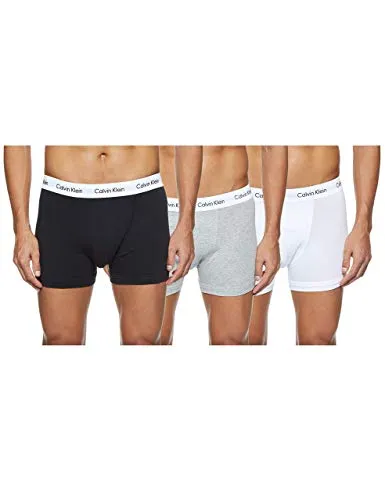 Calvin Klein Herren Boxershorts COTTON STRETCH - 3er Pack - Retroshorts für Herren, aus hochwertigem Baumwollstretch, idealer Tragekomfort und zeitloses Design mit Calvin Klein Logo.