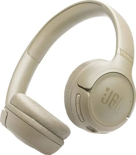 JBL Tune 530BT Wireless On-ear Headphones Beige - Kopfhörer mit kraftvollem JBL Pure Bass Sound, ideal für Musikliebhaber, die Qualität zum günstigen Preis suchen. Erhältlich in mehreren Farben.