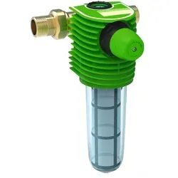 Grünbeck Boxer KDX 1" Hauswasser Feinfilter DN 25 mit Druckminderer 101820 - Sanitärinstallation: Hochwertiger Feinfilter mit integriertem Druckminderer für optimale Wasserqualität und Schutz Ihrer Rohrleitungen.