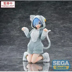 Re:Zero Starting Life in Another World Yumemirize PVC Statue Rem Mofumofu Pack 11 cm - Detailreiche PVC-Figur von Rem aus Re:Zero, ca. 11 cm groß. Perfekt für Sammler und Anime-Fans. Kompakt und ideal für Schreibtisch oder Regal, in ansprechender Geschenkverpackung.