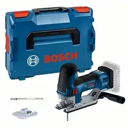 Bosch Professional 18V System Akku Stichsäge GST 18V-155 SC - Ergonomisches Design für perfekte Kontrolle, präzise Sägeblattführung und kompatibel mit AMPShare Akkus