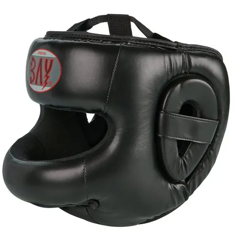 BAY-Sports Kopfschutz für Boxen und Kampfsport - Hochwertiger Kopfschutz mit stabilem Nasenschutz für optimale Sicherheit beim Training. Verstellbare Passform durch Schnürung und Klettverschluss. Ideal für verschiedene Kampfsportarten.