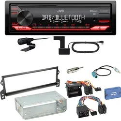JVC KD-X282DBT Bluetooth Digitalradio Einbauset für MINI - Komplettes Einbauset für MINI-Modelle. Inklusive JVC KD-X282DBT Autoradio mit Bluetooth und DAB, sowie allen notwendigen Zubehörteilen für den einfachen Einbau. Perfekt für Musikliebhaber unterwegs!