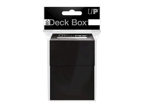 Ultra Pro Deck Box 80+ BLACK Sammelkarten Pokemon Magic Lorcana One Piece Karten