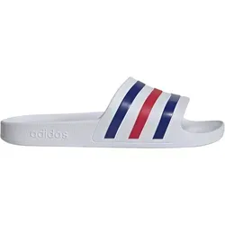 adidas Adilette Aqua Sandale Größe 47 - Weiß - Bequeme Badesandale mit leichtem, schnell trocknendem Material und weichem Cloudfoam-Fußbett für optimalen Tragekomfort.