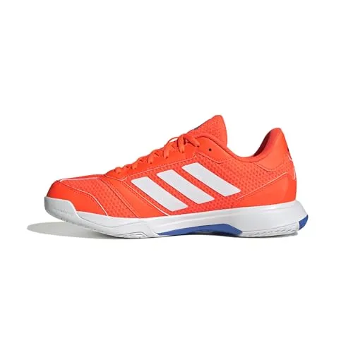 adidas Herren Ligra 8 Indoor Schuhe - Sportliche Herren-Sneaker mit atmungsaktivem Obermaterial aus Synthetik-Leder und Mesh, dämpfender Zwischensohle und abriebfestem Zehenbereich, ideal für Hallensport und umweltfreundlich.