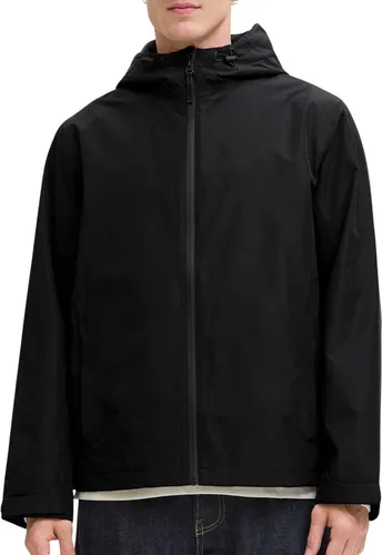 JACK & JONES Herrenjacke mit Kapuze - Stylische Regular Fit Jacke mit Kordelzugkapuze, ideal für den täglichen Gebrauch. Aus 100% Polyester gefertigt, bietet sie Komfort und zeitlosen Stil.
