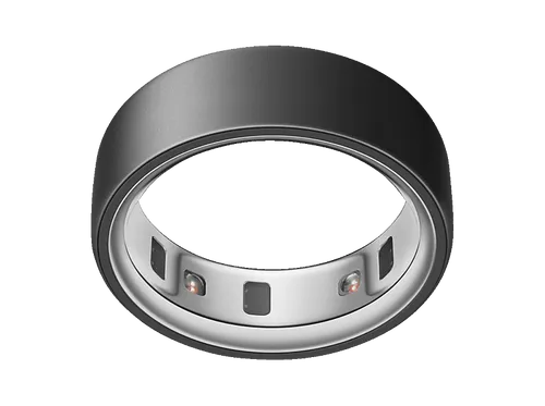 OURA Ring 4 Stealth, Größe 5 - Smart Health Tracker - Smart Ring zur Gesundheitsüberwachung, bietet präzise Biomarker-Analysen mit Smart Sensing Technologie und bis zu 8 Tage Akkulaufzeit – ideal für Fitness und Wohlbefinden.