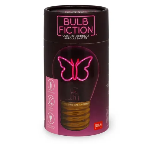 LEGAMI TISCHLAMPE IN GLÜHBIRNENFORM BULB FICTION - SCHMETTERLING NEU OVP