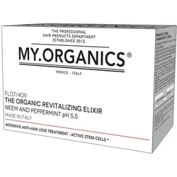 My.Organics My Scalp Revitalizing Elixir 6 Stk. - Revitalisierende Anti-Age Behandlung für Haut, Dekolleté und Hände. Schützt und spendet Feuchtigkeit für ein frisches, jugendliches Aussehen. 100% natürliche Inhaltsstoffe für nachhaltige Schönheit.