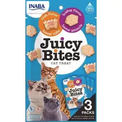 INABA Ciao Juicy Bites - Jakobsmuschel und Krabem 3x11,3g