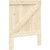 vidaXL Kopfteil 80x104 cm aus massivem Kiefernholz - Klassisches Bett-Headboard aus massivem Kiefernholz, das rustikalen Charme in dein Schlafzimmer bringt und gleichzeitig als bequeme Rückenstütze dient.