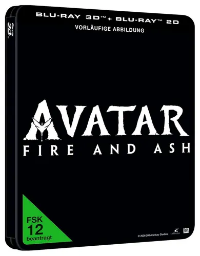 Avatar Fire and Ash Steelbook BR3D   (+ Blu-ray) (+ Bonus - 4 Disc Ed.  NEU OVP