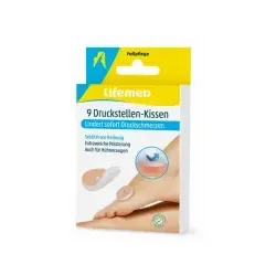 Lifemed® Druckstellen-Hühneraugenpflaster, anpassungsfähig 99593 , 1 Packung = 6 Boxen à 9 Pflaster