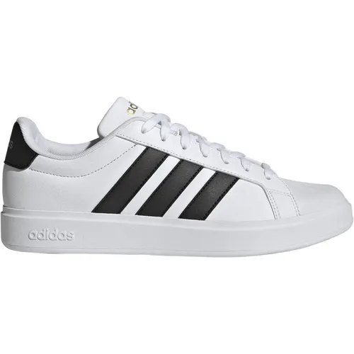 ADIDAS SPORTSWEAR Sneaker "STREETTALK" für Herren, Gr. 39 - Stylischer Sneaker in Cloud White/Core Black/Gold Metallic, inspiriert vom adidas Superstar. Strapazierfähiges Synthetik-Obermaterial und Gummi-Cupsohle für einen sportlichen Look.