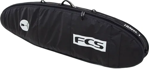 FCS TRAVEL 1 FUN BOARD Surfcover 2026 - Surf Bags und Zubehör mit 10mm Doppeldichte-Polsterung für optimalen Schutz, leichtes Material und ergonomisches Schulterpolster für maximalen Komfort beim Transport.