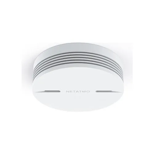 Netatmo NA-NSA-EC Rauchmelder intelligent, Weiß - Auto-Elektronik mit Echtzeit-Warnungen auf Ihrem Smartphone bei Rauchentdeckung, 10 Jahre Batterielebensdauer und einfache Installation für maximale Sicherheit.