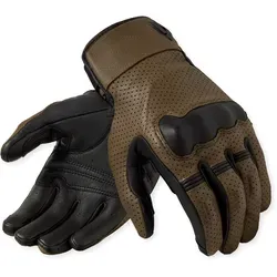 Revit New Heights Motorrad Handschuhe XL - perforiert in schwarz-braun - Motorradhandschuhe mit perfekter Belüftung, kurzer Stulpe und Klettverschluss für optimalen Halt und Komfort beim Fahren.
