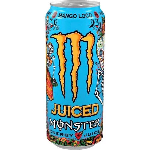 Monster Energydrink Juice Mango 0,5l EINWEG - Erfrischender Monster Energydrink Juice Mango in der praktischen 0,5l Einwegflasche. Ideal für Sport und unterwegs, bietet er einen fruchtigen Geschmack und Energie für jeden Tag.