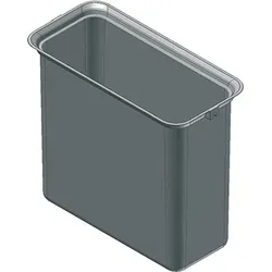 Franke Zubehör ET Abfalltrennsystem 5,5 Liter - Praktischer Ersatzeimer für das Franke Abfalltrennsystem COMPOSTA. Ideal für die Mülltrennung, mit kompakten Maßen von 13,4 x 28,1 x 24,7 cm. Passenden Ersatzdeckel finden Sie unter Art.Nr.: 1330169196.