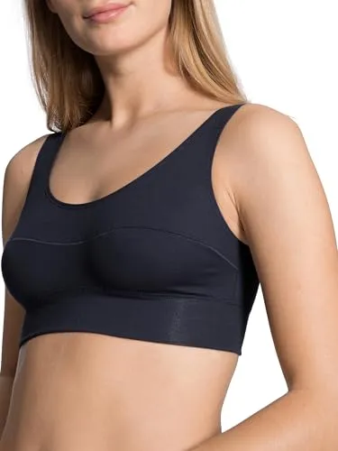 CALIDA Elastic Bustier Damen - Funktionsunterwäsche aus feinstem Single Jersey, atmungsaktiv mit breitem Softbund für höchsten Tragekomfort und formstabile Passform.