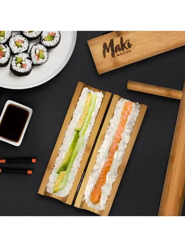 Maki Master - Sushimaschine, 3 Stück, perfekt für die Zubereitung von frischem Sushi zu Hause