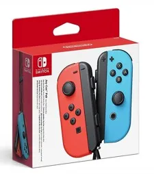 Nintendo Joy-Con 2er-Set Neon-Rot Neon-Blau - Kabellose Controller für Nintendo Switch, ideal für Mehrspieler-Spaß und realistische HD-Vibration