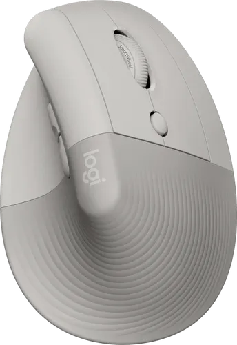 Logitech Lift Vertikale Ergonomische Maus - Kabellos, für Windows/macOS/iPadOS, Sand - Die Logitech Lift ist eine kabellose vertikale Maus, ideal für Rechtshänder mit kleinen und mittelgroßen Händen. Sie bietet Komfort durch ihre ergonomische Form und leise Klicks, perfekt für konzentriertes Arbeiten.