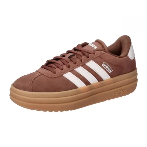 ADIDAS VL COURT BOLD Brown - Halbschuhe für Damen - Beige Halbschuhe von Adidas, ideal für den ganzjährigen Einsatz. Stilvolles Design und bequeme Passform sorgen für einen eleganten Look.
