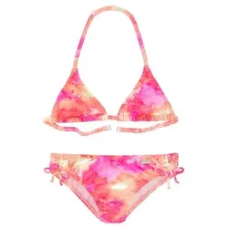 Venice Beach Triangel-Bikini Epica Kids im Neondruck bunt|rosa 134/140