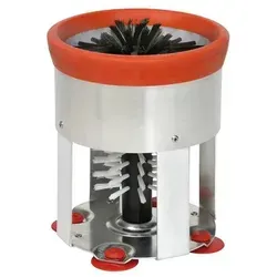 Fuchs Gastronomiebedarf Delfin® Alu-Durchfluter - Gläserspülgarnitur mit stabiler Aluminium-Bauweise, optimiert für maximale Wassernutzung im Spülbecken – ideal für die Gastronomie.