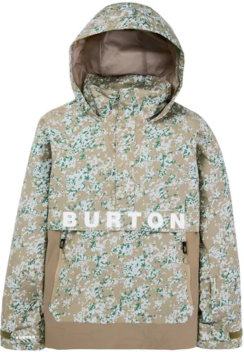 BURTON WOMEN FROSTNER ANORAK Jacke 2025 snowfall camo/summit taupe - XS
