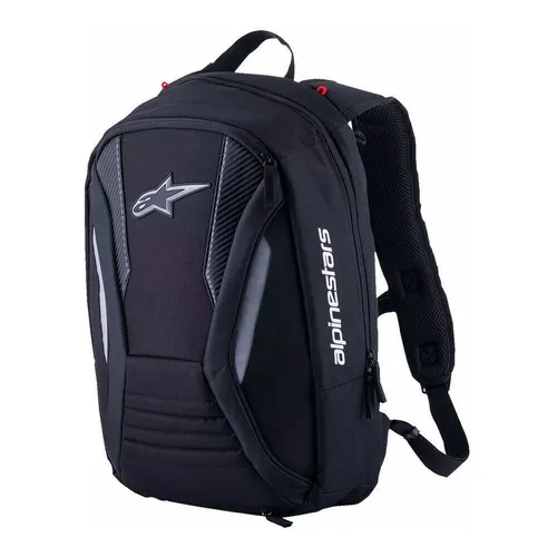 Alpinestars CHARGER V2 Casual Rucksack - Unisex Freizeitrucksack in schwarz grau mit speziellem Laptop-Fach, ideal für Fahrradfahrer und Straßenabenteuer.