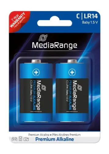 MediaRange Premium Alkaline Batterien Baby C LR14 1.5V 2