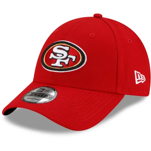 New Era San Francisco 49ers NFL The League Cap - Rot, Verstellbare 9Forty - Hüte, Kappen & Mützen für Baseball-Fans, stylische Cap mit Teamlogo-Stick vorne und verstellbarem Klettverschluss für optimalen Tragekomfort.
