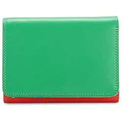 Mywalit Medium Tri-fold Geldbörse aus Leder 12 cm in Grün - Elegante Mywalit Geldbörse aus hochwertigem Leder, kompakt und praktisch für den täglichen Gebrauch. Mit mehreren Fächern für Karten und Geld.
