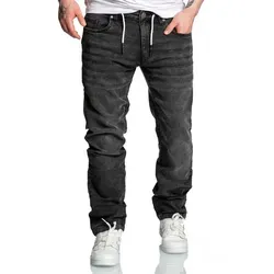 Amaci&Sons Herren Sweathose in Stretch Denim – Bequeme Jogging Jeans 7031 Schwarz W38 - Die Amaci&Sons Herren Sweathose in Stretch Denim bietet hohen Tragekomfort und eine moderne Passform. Ideal für Freizeit und Sport, mit praktischem Kordelzug für individuellen Sitz. Perfekt für jeden Tag!','category':'Hosen