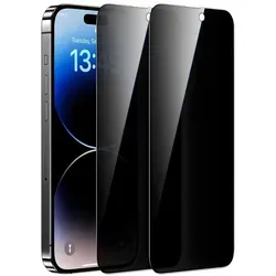 AVANA iPhone 15 Panzerglas Sichtschutz Schutzfolie Display Schutzglas 9H Anti-Spy Panzerfolie 2 Stück