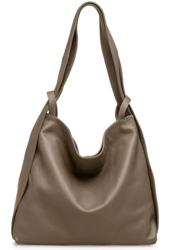 Caspar 2in1 Große Leder Rucksack Schultertasche XL - Elegante Damen Handtasche aus Italien - Stylische 2-in-1 Rucksack-Schultertasche aus hochwertigem italienischen Leder. Ideal für Büro, Schule und Reisen. Bietet Platz für DIN A4-Ordner und Laptop. Praktisches Design mit verstellbaren Riemen für maximalen Komfort.