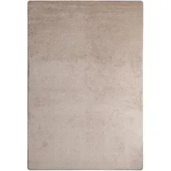 Steffensmeier Kurzflor Teppich Cambridge in Sand, 120x180 cm - Pflegeleichter Kurzflor-Teppich aus 100% Polypropylen für ein angenehmes Trittgefühl. Ideal für Wohnzimmer oder Schlafzimmer, modernes Design in Sandfarbe.