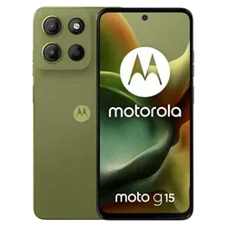 MOTOROLA G15 - 8GB RAM, 512GB Speicher, Iguana Green - Handy & Smartphone mit 2 Jahren Herstellergarantie, beeindruckender Speicherkapazität für all deine Apps und Medien.