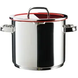 WMF Gemüsetopf Function 4 - Induktionstopf aus Cromargan® Edelstahl, spülmaschinengeeignet mit 4 Abgießfunktionen und 8,8 l Fassungsvermögen – ideal für vielseitige Kochbedürfnisse.