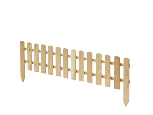 Steckzaun Lärche 120 x 30 cm Zaun Gartenzaun Holzzaun Zaunelemente
