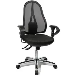 Topstar Bürostuhl Open Point SY Deluxe OP290U G22 - Bürostuhl mit ergonomischem Bandscheibensitz und verstellbaren Armlehnen, ideal für stundenlanges Sitzen mit hoher Belastbarkeit bis 110 kg.