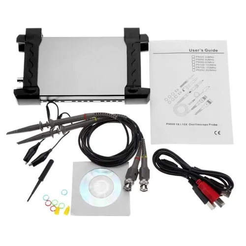 Hantek 6022BE Car Automotive 48MSa/s USB Digital Oscilloscope PC Based 2CH 20MHz