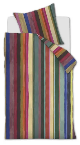 Oilily Bettwäsche Set Fiesta Lines, 2-teilig, bunt - Buntes 2-teiliges Bettwäsche Set aus 100% Baumwolle, ideal für einen frischen Look im Schlafzimmer. Inklusive 1 Bettbezug (135x200 cm) und 1 Kissenbezug (80x80 cm).