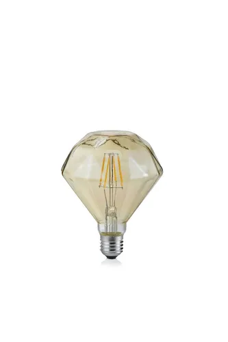 Trio Diamant LED Lampe E27  4W ⌀11cm Amber warmweiss wie 30w 4017807351453