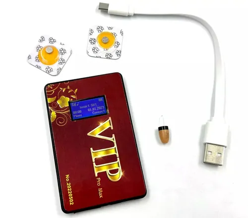 SpionProfi Gsm Sim Headset Mini Kopfhörer - Kompaktes Spionage-Headset für unauffällige Kommunikation, ideal für Prüfungen und geheime Einsätze. Genießen Sie kabelloses Hören und Sprechen mit nur einer SIM-Karte.
